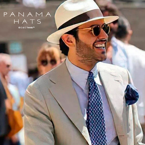 UV Protection Natural Panama Straw Hat 21