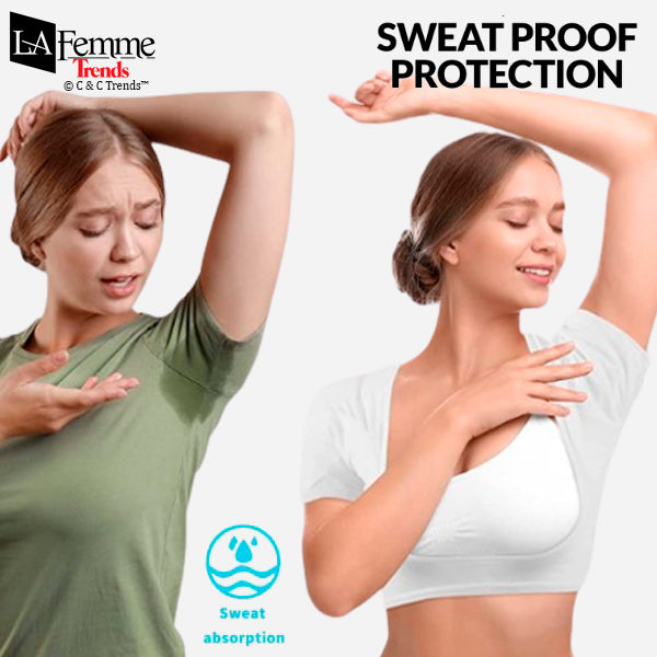 Underarm Sweat Protection Mesh T-shirt 10