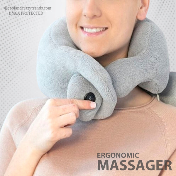 Vibration Neck Massager Ergonomic Cushion 11