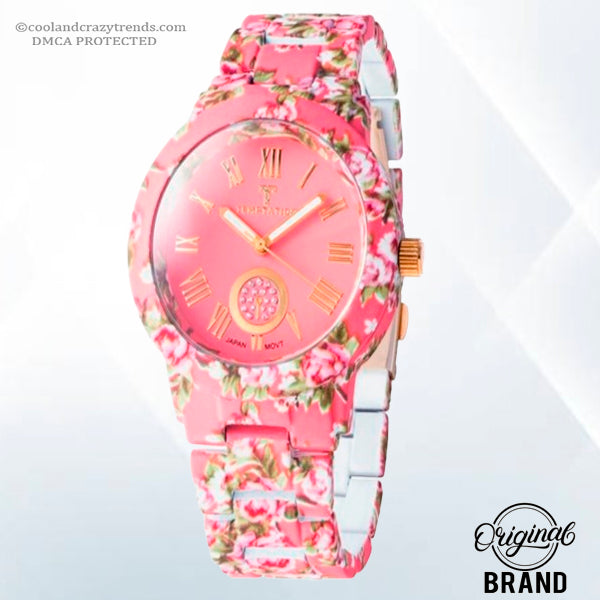 Vintage Floral Multicolor Quartz Watches 7