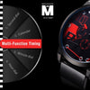 Waterproof Sport Silicone Multi-function timing Watch 3