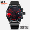 Waterproof Sport Silicone Multi-function timing Watch 7
