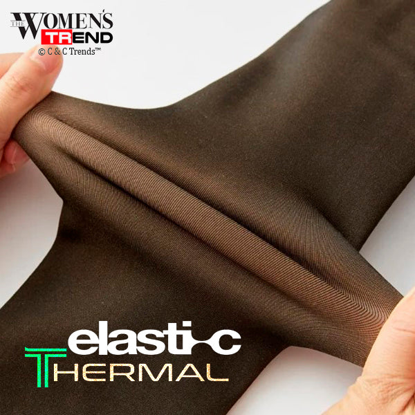 Women's High Waist Elastic Thermal Tights 5