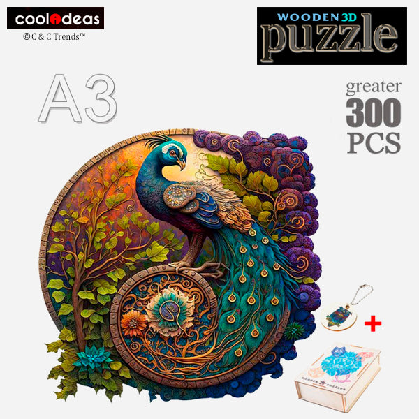 Wooden Colorful Disc 3D Puzzle 9