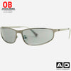 Retro Slim Rectangular Sunglasses (Official Brand) 16