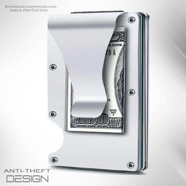 Thin Anti-theft Metal Wallet 11
