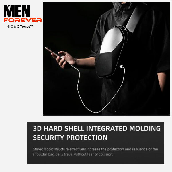 3D Anti-theft Hard Shell Chest Bag 11a