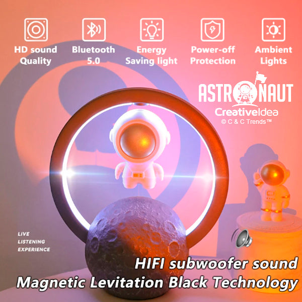 3D Astronaut Magnetic Levitation Lamp with Bluetooth Speaker 15