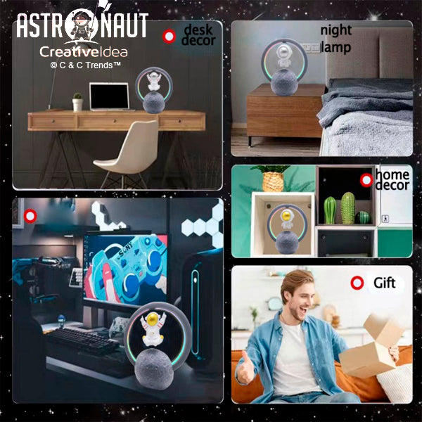 3D Astronaut Magnetic Levitation Lamp with Bluetooth Speaker 16