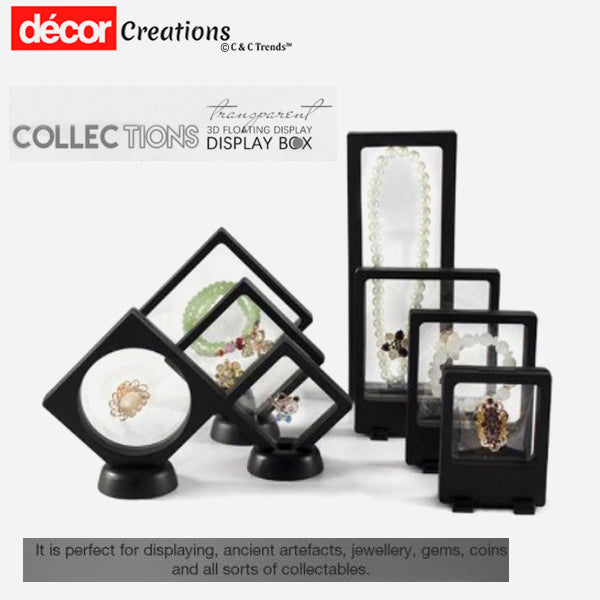 3D Floating Display Frame for Collections 1a