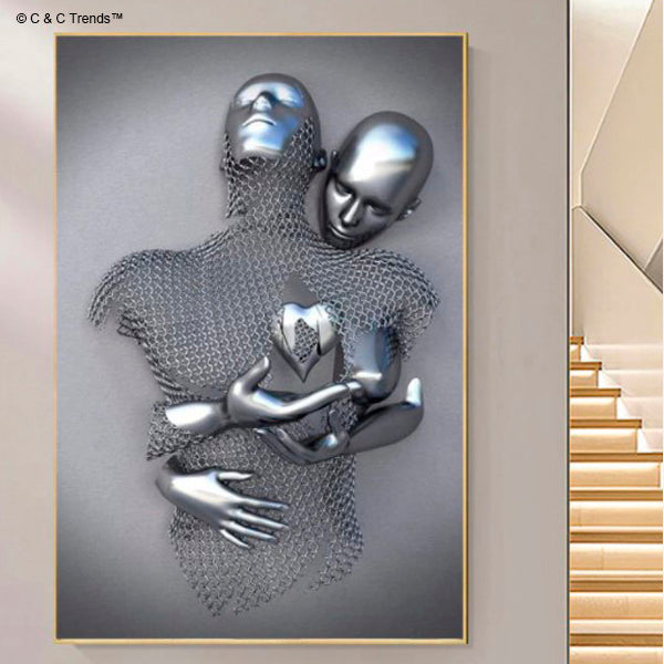 Cool Metal effect Wall Art Poster 8a