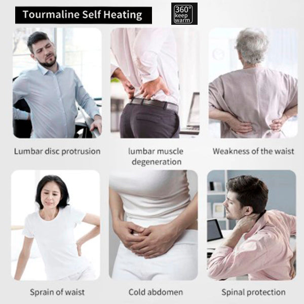Adjustable Tourmaline Self-Heating Thermal Belt 10