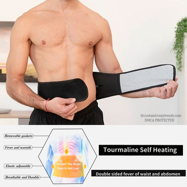 Adjustable Tourmaline Self-Heating Thermal Belt 9a