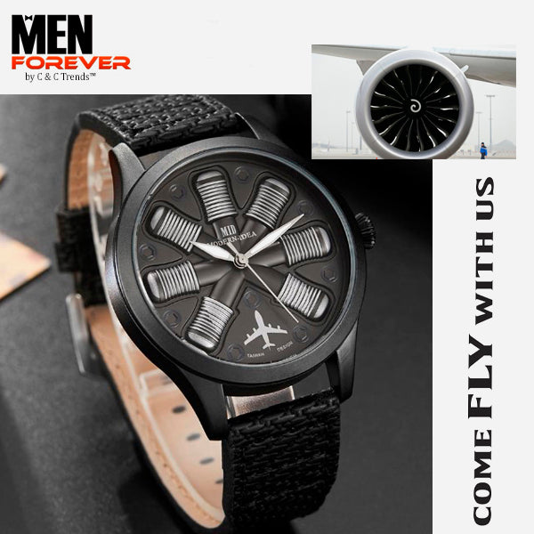Aircraft Propellers Men's Watch 4a