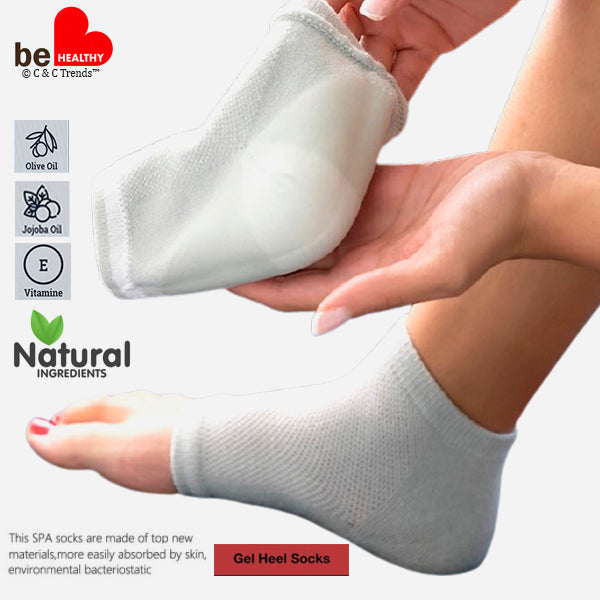 Anti-crack Silicone Gel Heel Moisturizing Socks 3a