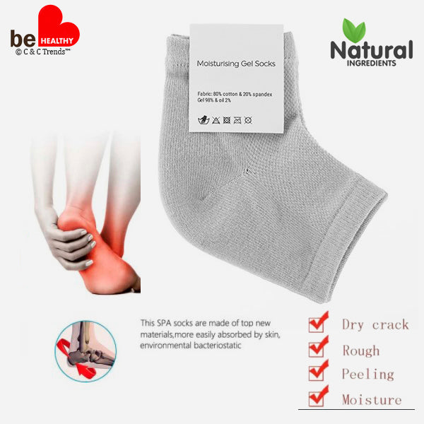Anti-crack Silicone Gel Heel Moisturizing Socks 5a