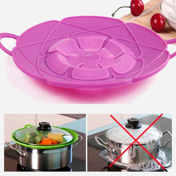 Anti-spill Flower Silicone Cover