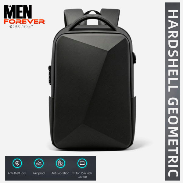 Anti theft 3D HardShell Backpack 16a