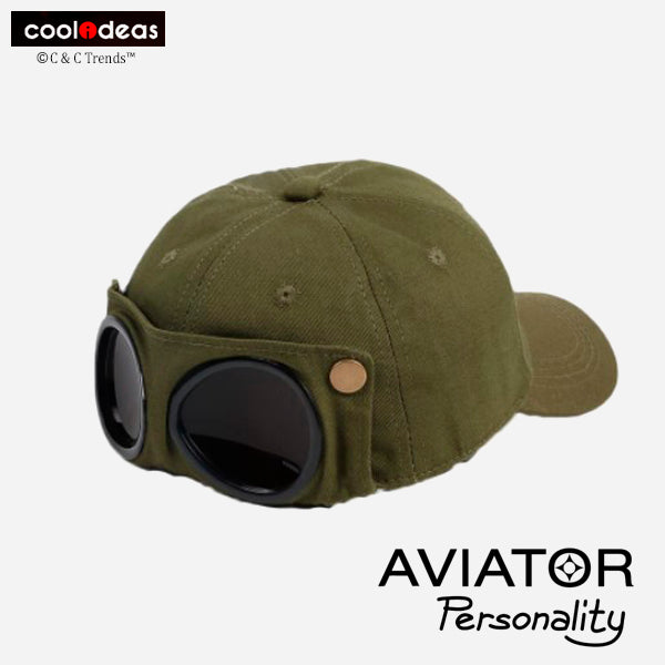 Aviator Personality Glasses Baseball Cap 3
