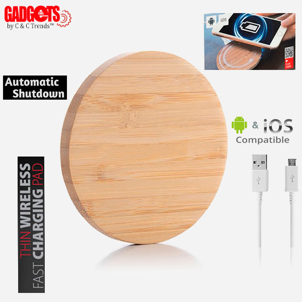 Bamboo Wireless Charging Pad 3