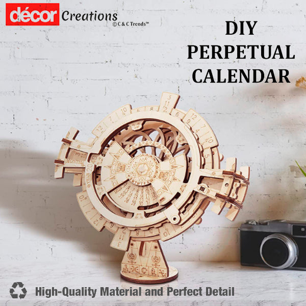 Cool DIY 3D Wooden Perpetual Calendar 11