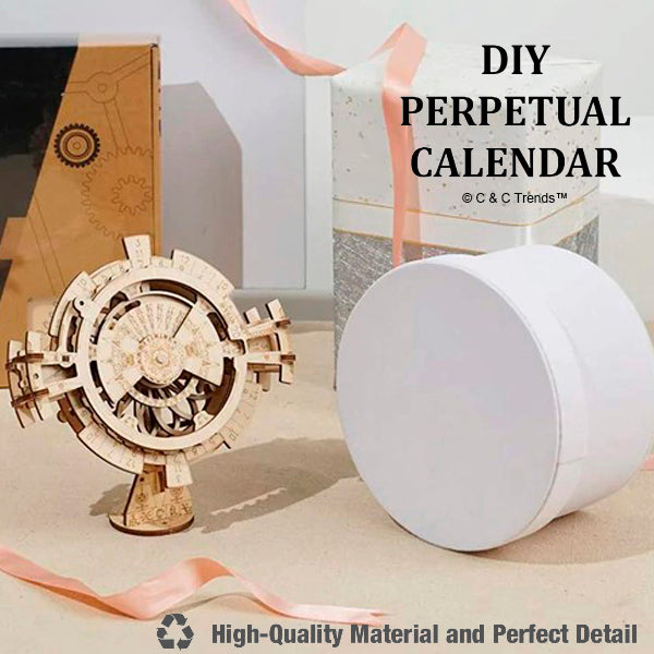 Cool DIY 3D Wooden Perpetual Calendar 7a