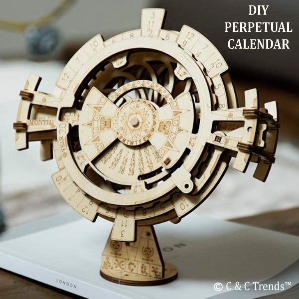 Cool DIY 3D Wooden Perpetual Calendar 8a