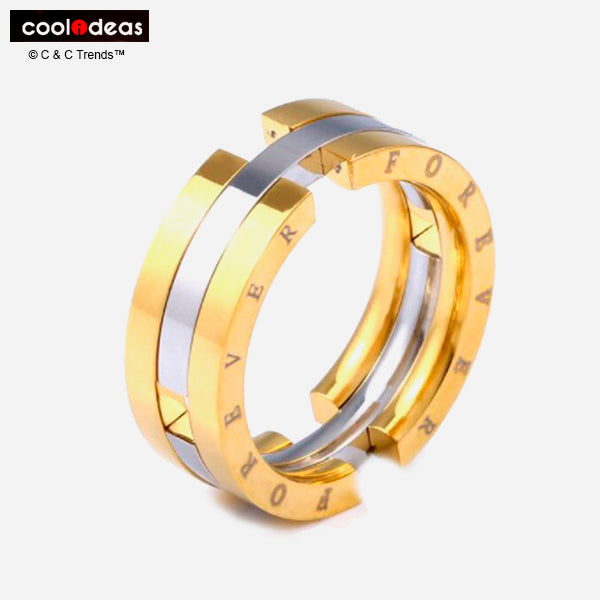Cool Dual Function Stainless Steel Ring 7a