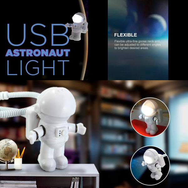 Cool USB Mini Astronaut Lamp for Computer