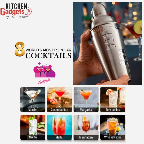Cool Cocktail Shaker of the 8 Most Famous Cocktails 3