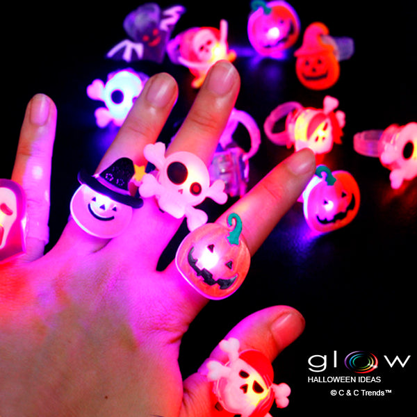 Crazy Halloween LED Light Rings 2