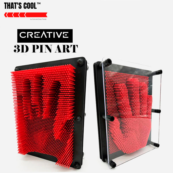 Creative 3D Pin Sculpture Home Decor 4a