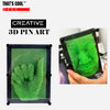 Creative 3D Pin Sculpture Home Decor 9a