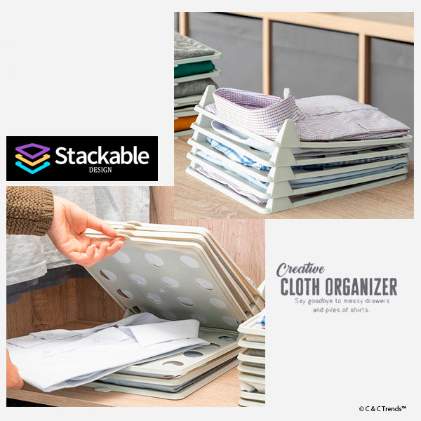 Creative Stackable Clothes Organizer 3b