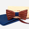 Creative Handmade Wooden Bow Tie Set