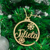 Customized Wooden Christmas Tree Hanging 13a