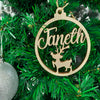 Customized Wooden Christmas Tree Hanging 15