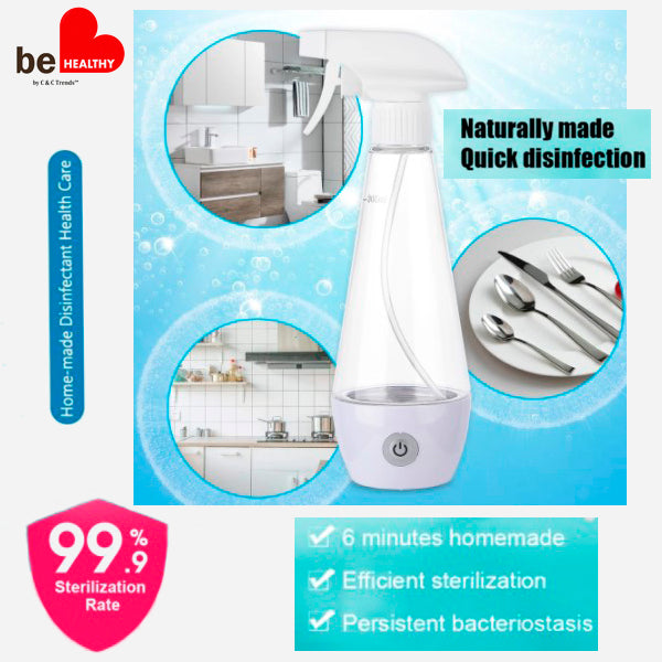 Electrolytic spray for household disinfection 6