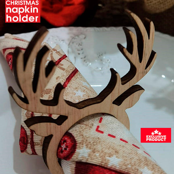 Exclusive Wooden Christmas Napkin Holders 2