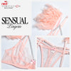 Feather & Chain Sensual Lingerie Set 8