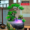Feng Shui Garden with Relaxing Smoke Effect Waterfalls 6a