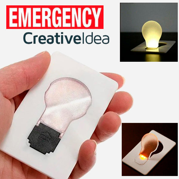 Foldable Emergency Credit Card design LED Light
