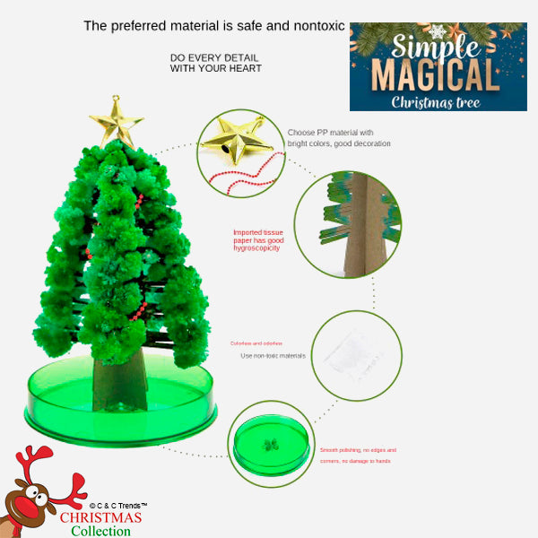 Magic Growing Crystal Christmas Tree 4a