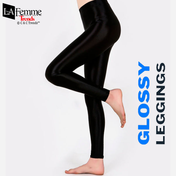 Glossy High Stretch Leggings 7