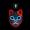 Glowing Neon Anime Cat Mask 8