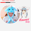 Kawaii Plush Hat with Dancing Ears