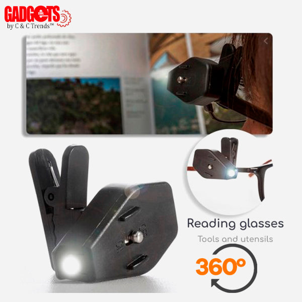 LED Rotating Reading Glasses Clip 4
