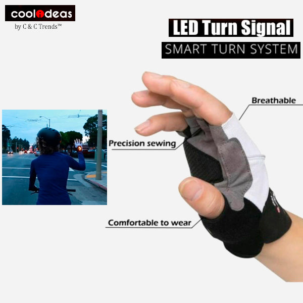 LED Turn Signal Gloves for Riders 3