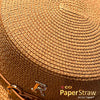 Letter Buckle Flat Top Straw Hat 10