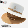 Letter Buckle Flat Top Straw Hat 5